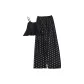 8321.5# Black Camisole+Polka Dot Black Pants