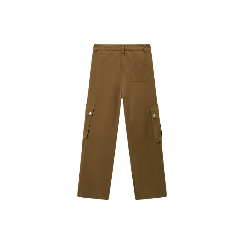 Yiwen Casual Pants Unisex Brown-1