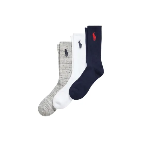 Polo Ralph Lauren Mid Calf Socks Men's 3 Pack