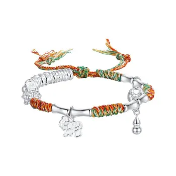 Royal Dragon Mirror 999 Fine Silver Bracelets Unisex
