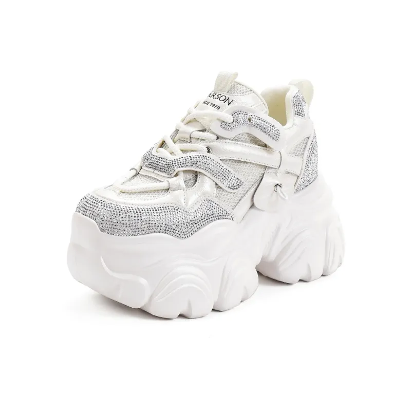 HARSON Height Increasing Low-Top Chunky Sneakers Women's-1