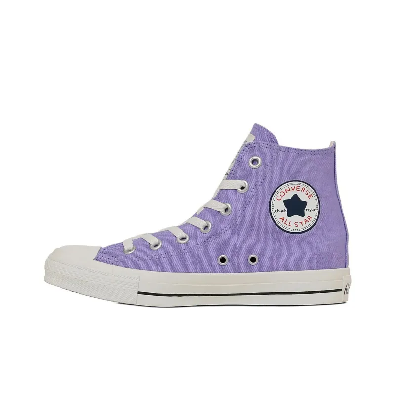 Chiikawa x Converse All Star Anti Slip Wear Resistant High Top Canvas Shoes Unisex Purple-2