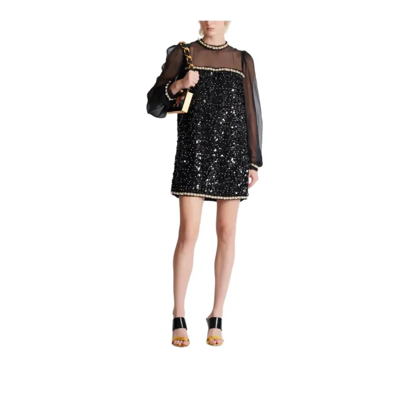 BALMAIN Sequin Detailing Dress-2