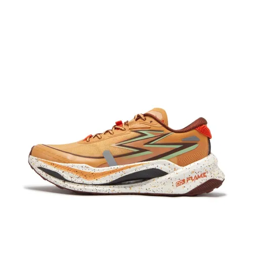 361° Cushioned Slip Resistant Abrasion Resistant Low Top Running Shoes Unisex Coffee Brown