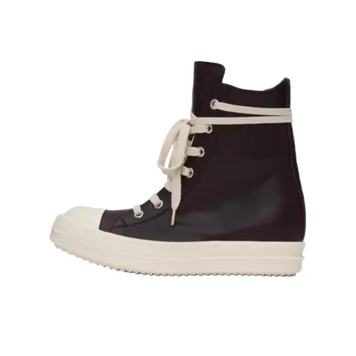 RICK OWENS/RO High Top Skateboard Shoes Women's Black