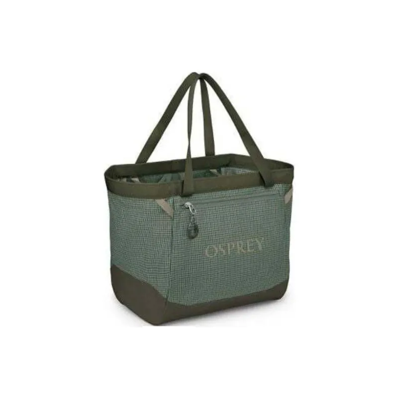 OSPREY Nylon Tote Bag Shopping Bag Handbag Shoulder Bag Unisex Pine Leaf Count Gray-2
