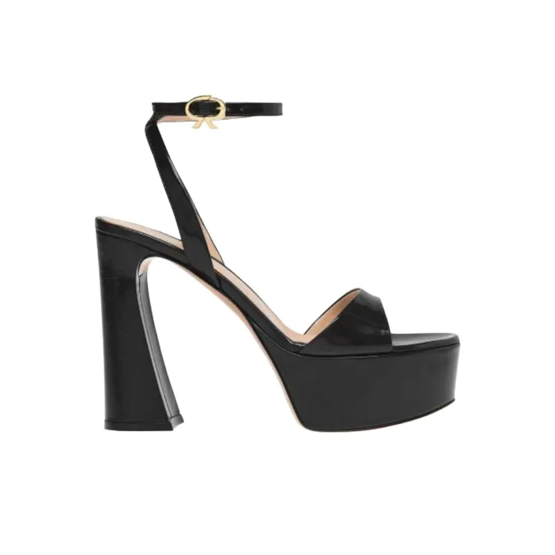 GIANVITO ROSSI One Strap Sandals Women's Black-1