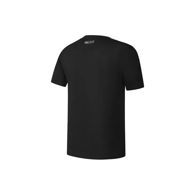 FILA Athletics Tennis T Shirt Men's Pitch Black-2