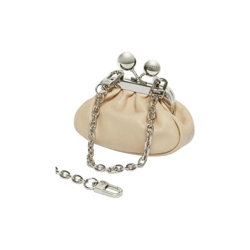 WEEKEND MaxMara Leather Crossbody Bag, Shoulder Bag Women's Sand-2