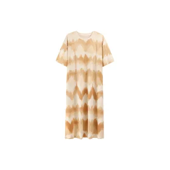 XISHE Nightgown Women's Ginger Yellow