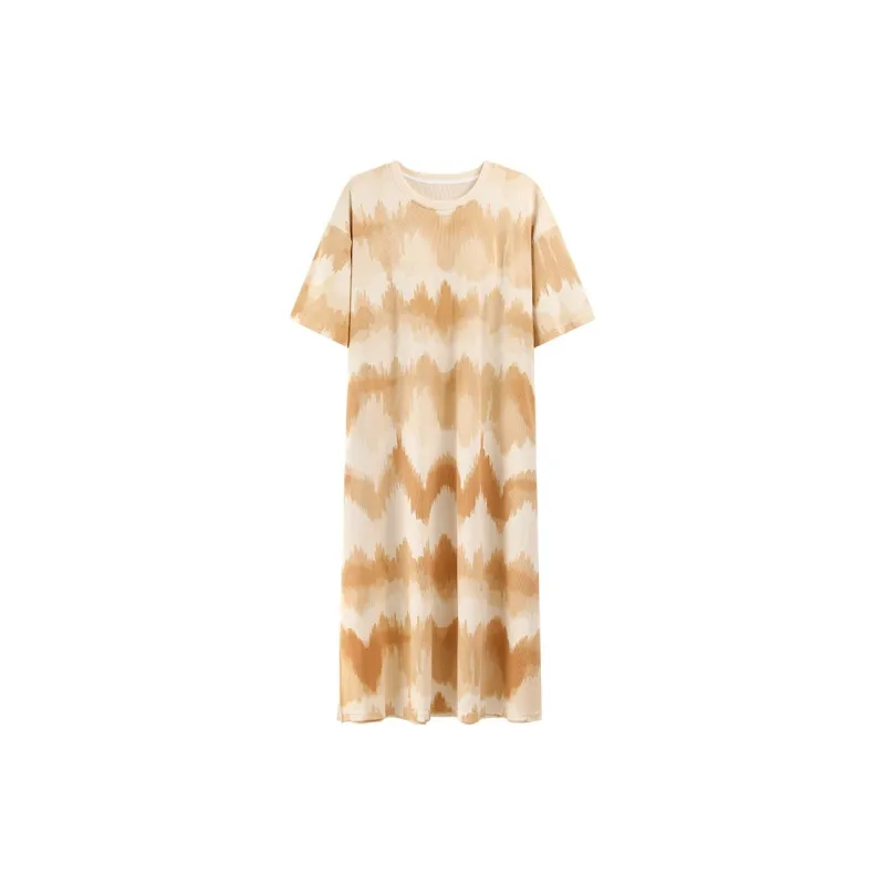 XISHE Nightgown Women's Ginger Yellow-0