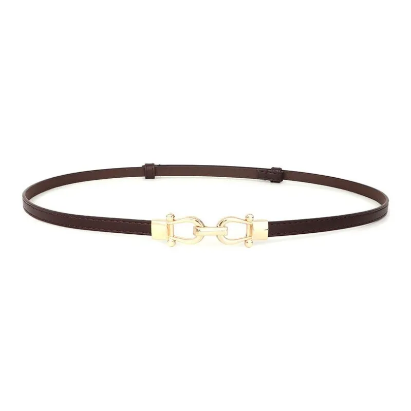 TUCANO PU Leather Leather Belts Women's Width 1cm-6