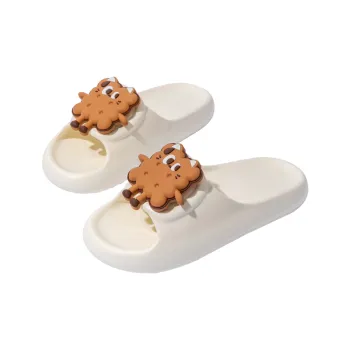 Ailise Slippers White/Pink/Black