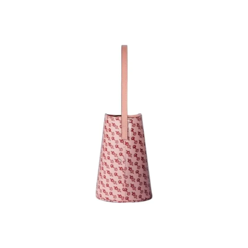 GUCCI Patent Leather Bucket Bag Handbag Kids' Light Pink-2