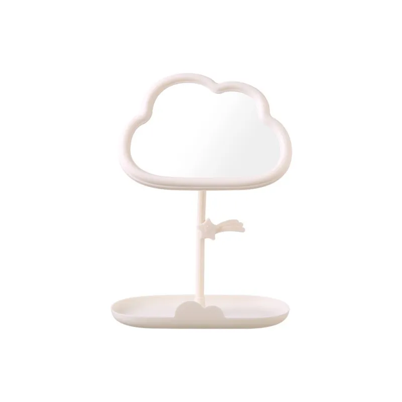 JOYTOUR Shooting Stars Cloud Adjustable Single Sided Mirror Makeup Tools-4