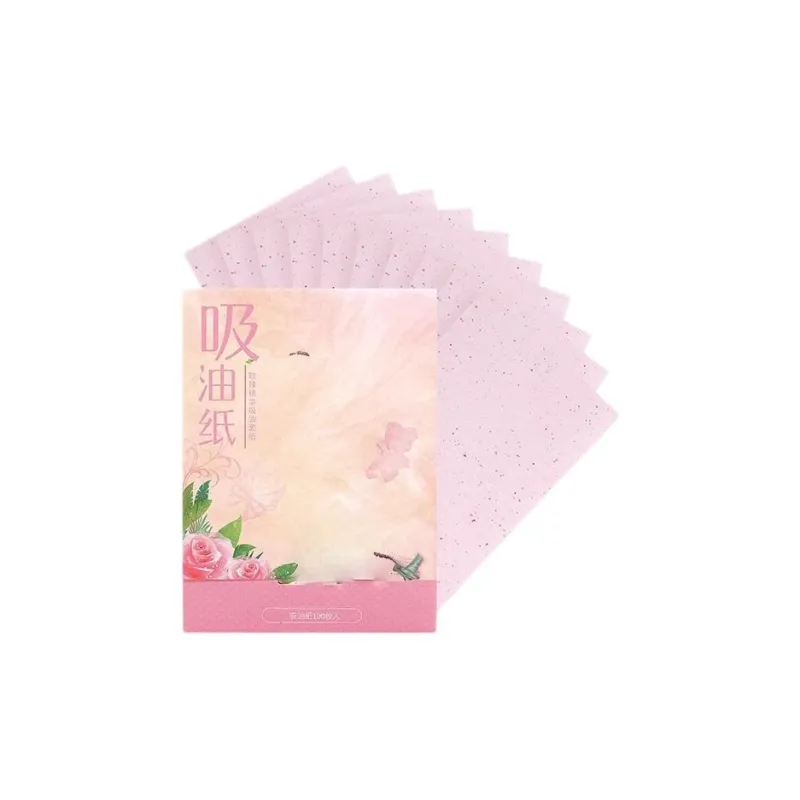 NKMA Cartoon Oil Absorbent Paper Refreshing Oil Control 100 Pcs-1