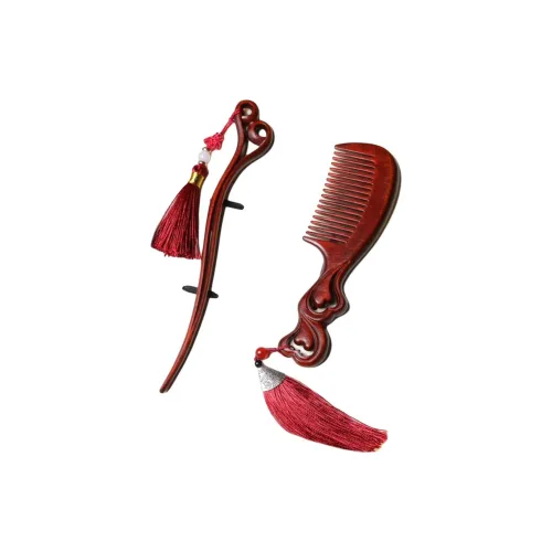 Finger Carpenter Red Rosewood Comb Women's