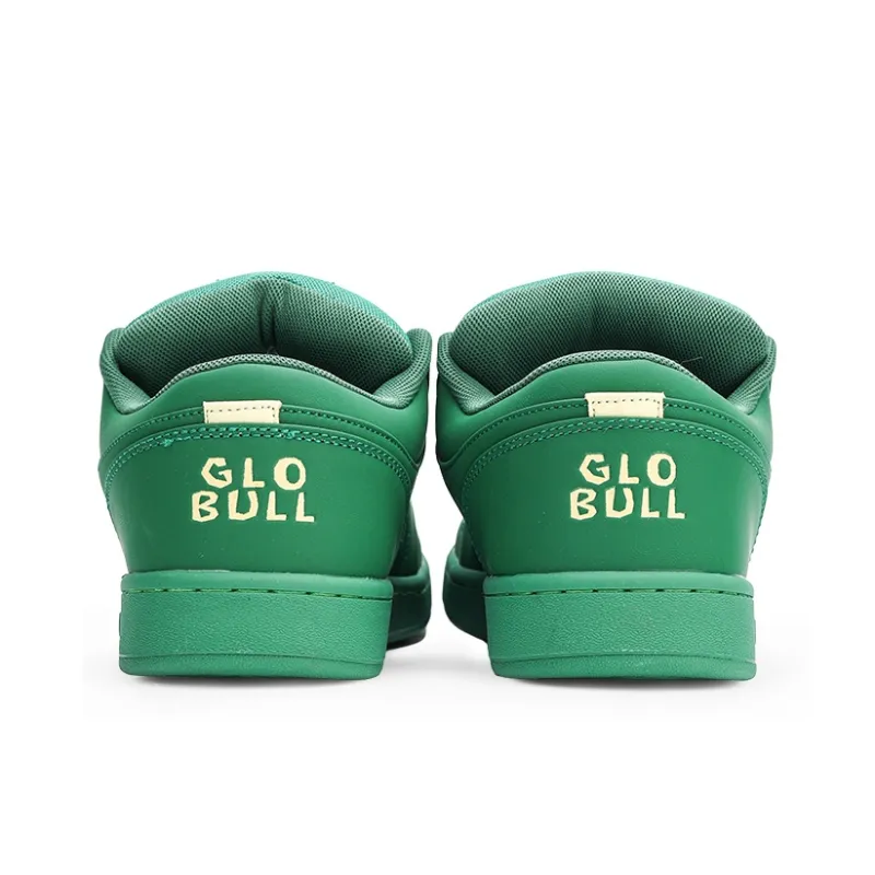 GLO BULL Skateboard Shoes Unisex Low Top Green Beige-4
