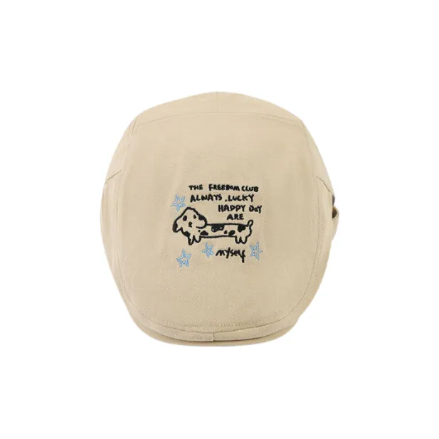 STUFFER Cotton Reversed Beret Unisex-6