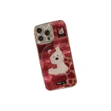 Silver[Red Checkered Highland Dog Sticker]