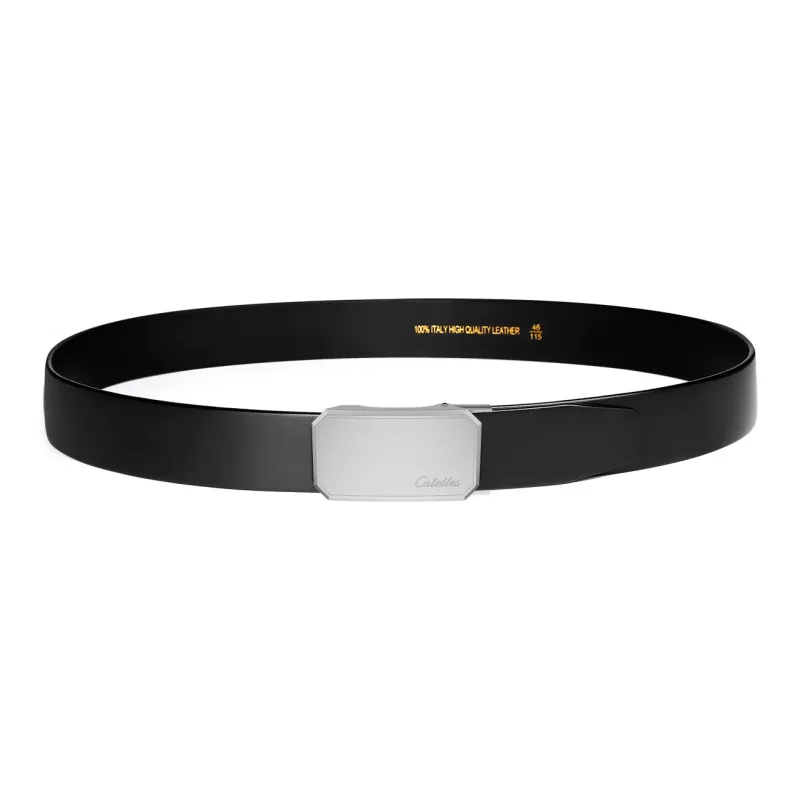 CATELLES Cow Leather Leather Belts Men's 3.5cm-3