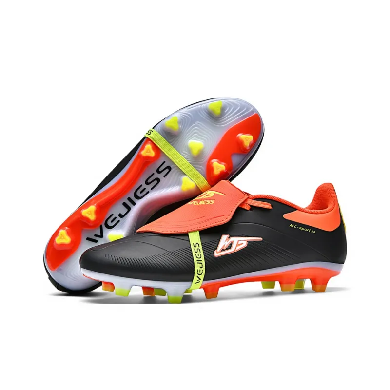 QIUTEXIONG FG Firm Ground Soft Ground, Natural Ground Cushioning And Breathable Soccer Shoes Unisex-5