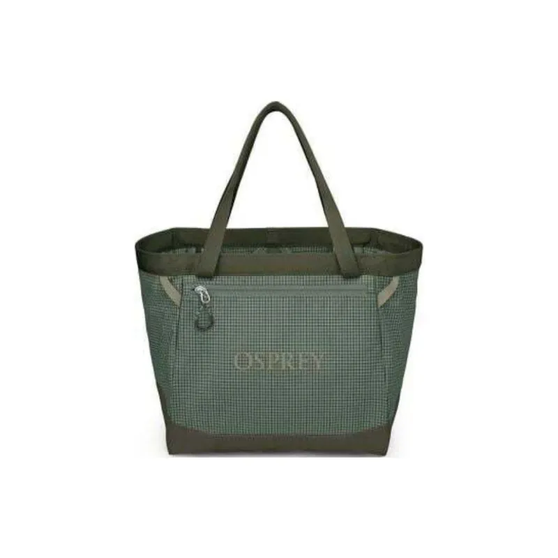 OSPREY Nylon Tote Bag Shopping Bag Handbag Shoulder Bag Unisex Pine Leaf Count Gray-0