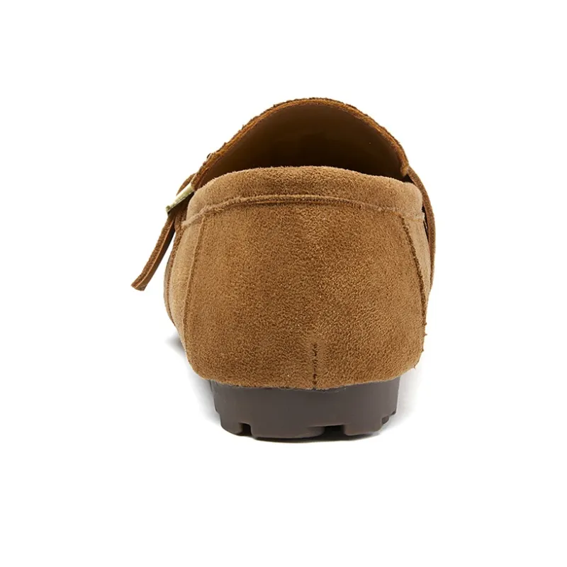 La Chapelle Casual Single Shoes Women's Yellow-4