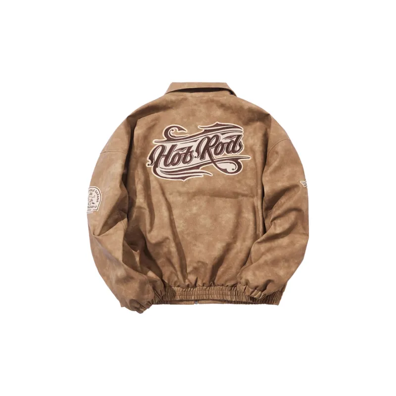 NUCLEAR EXPLOSION PU Leather Jacket Men's-2