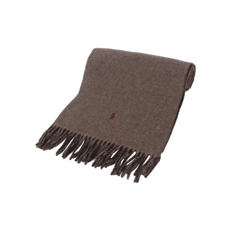 Polo Ralph Lauren Wool Knit Scarves Women's Brown-3