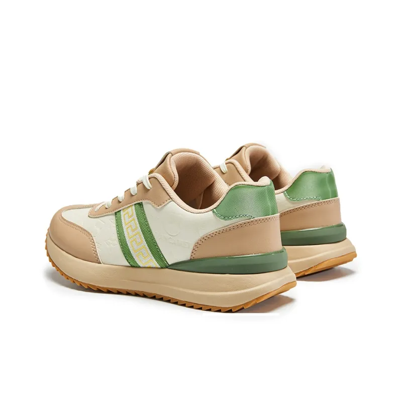Gaius Durant Wear resistant, Lightweight, Breathable, And Non slip. Low Top Casual Shoes Unisex Beige Coffee-3