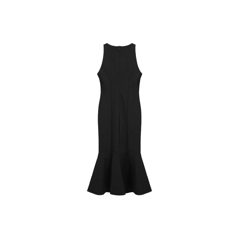 AHDO Slip Dresses Women's Black-1
