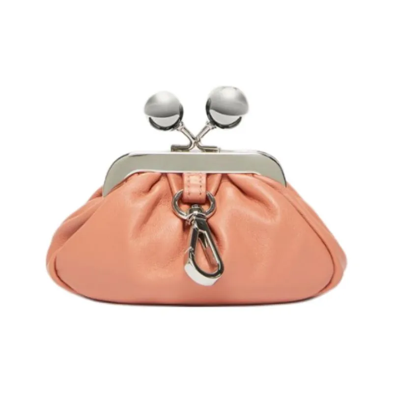 WEEKEND MaxMara Nappa Leather Shoulder Bag Extra Mini Women's Pink-2