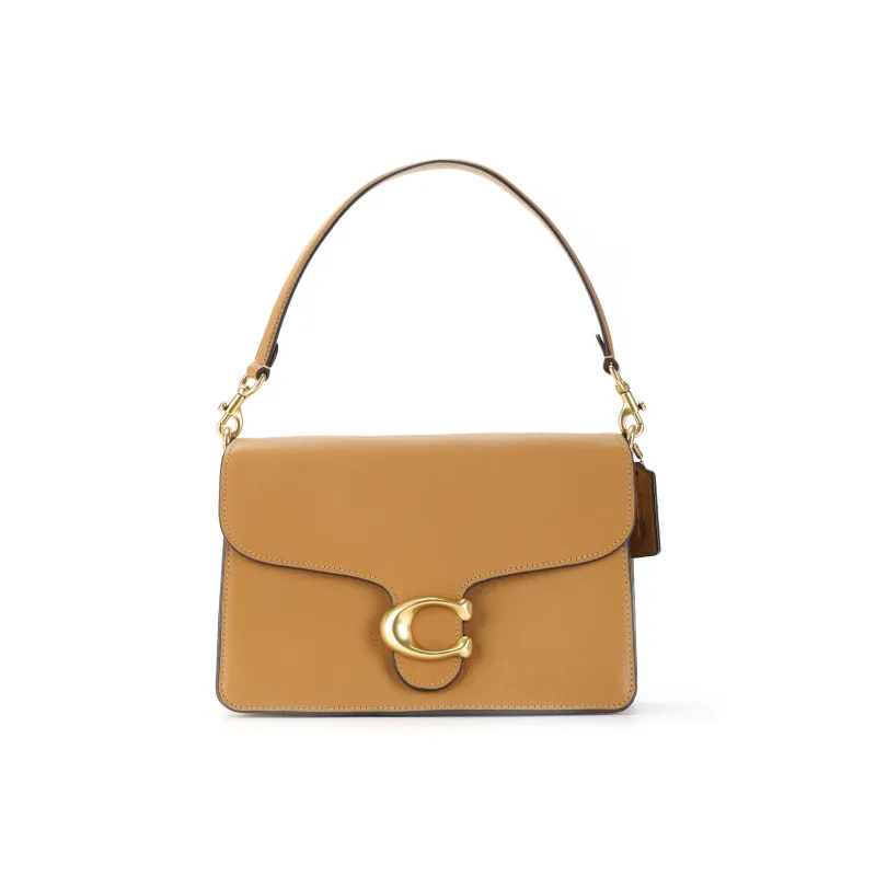 COACH Tabby Cow Leather Shoulder Bag Medium Size Women's Honeys Brown-1