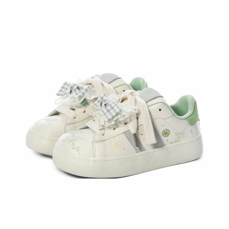 Teddy Bear Collection Coverage Slip Resistant And Abrasion Resistant Low Top Skateboard Shoes Women's-35