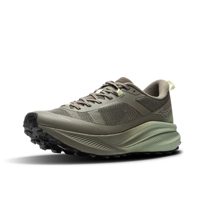 Mizuno Slip Resistant And Breathable Low Top Running Shoes Unisex Desert Green-1