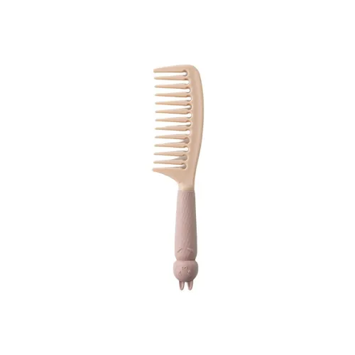 JIAOXUEFEI Large Size Wide-Tooth Curling And Straightening Comb For Hair Styling Cartoon Design Straight Hair