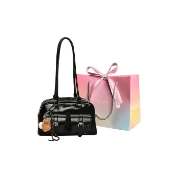 Yalu PU Pillow Bag Handbag Women's Brown/Red/Green/White/Black