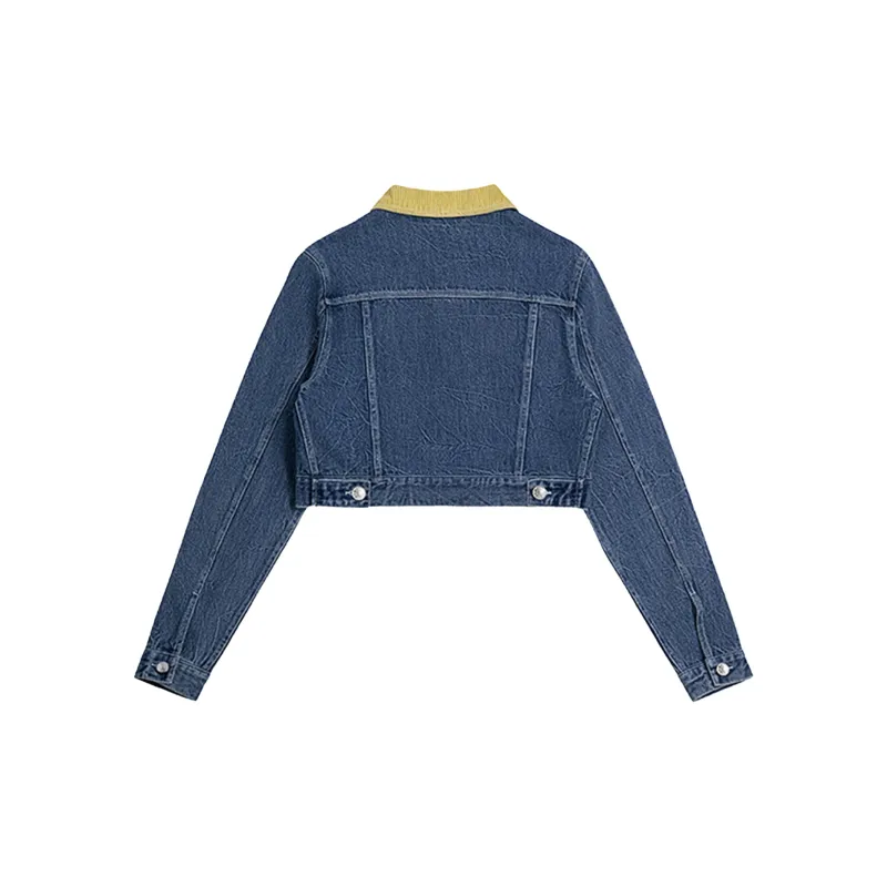 CALLED BACK Denim Jacket Women's Blue-1