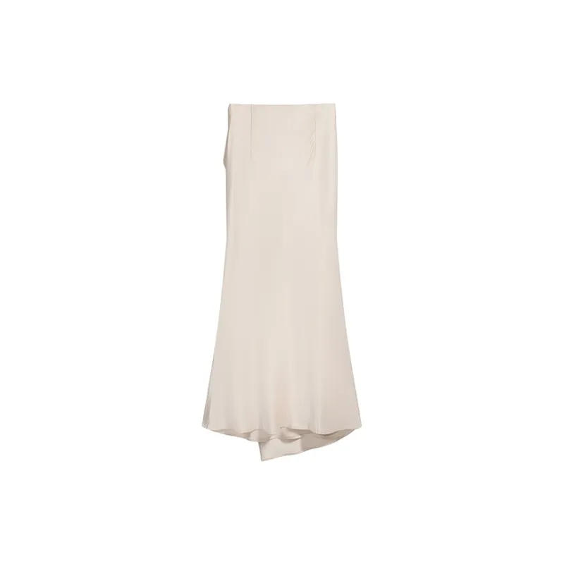 TURN UP Casual Long Skirt Women's White-1