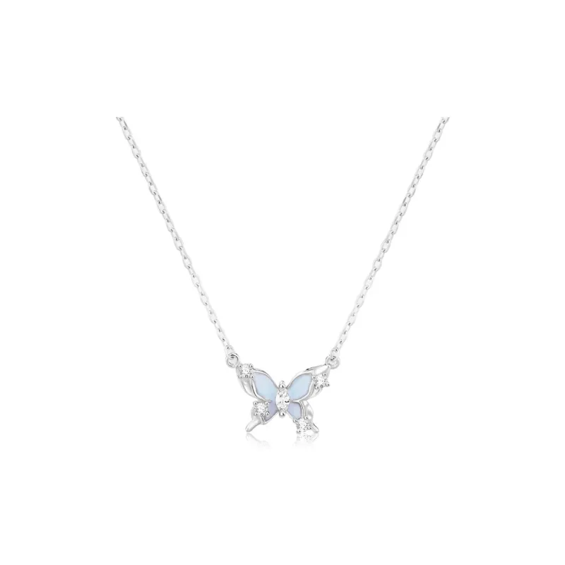 Lang Wind S925 Silver Necklaces Women's-0