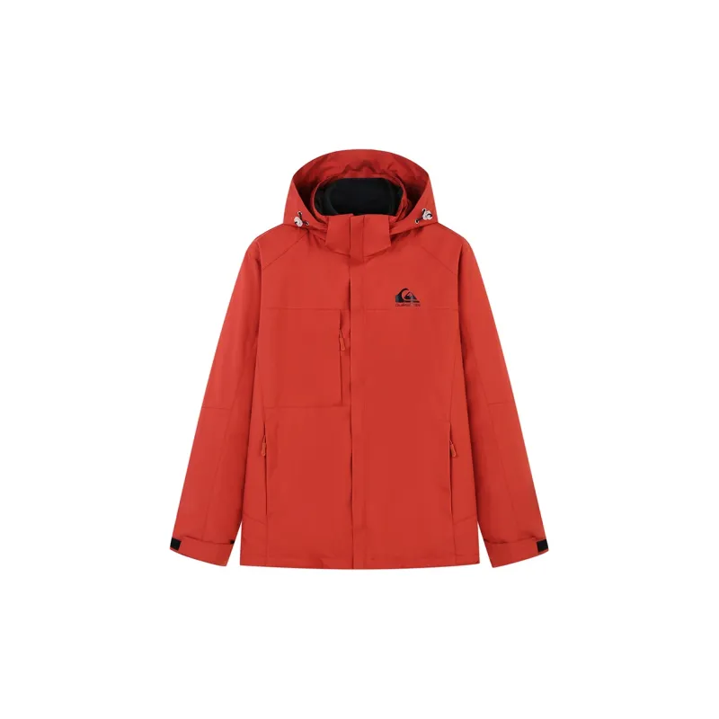 Quiksilver Waterproof, Windproof, Thermal, Water Repellent, Cold Resistant, Rainproof Windbreaker Jacket Unisex-15