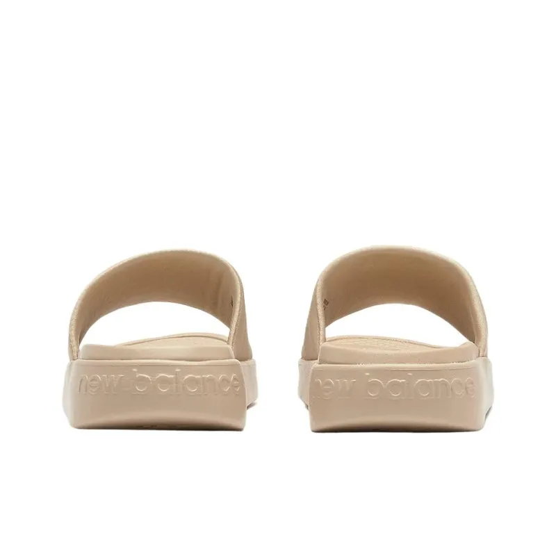 New Balance Slip Resistant Slide Slippers Unisex Beige-4