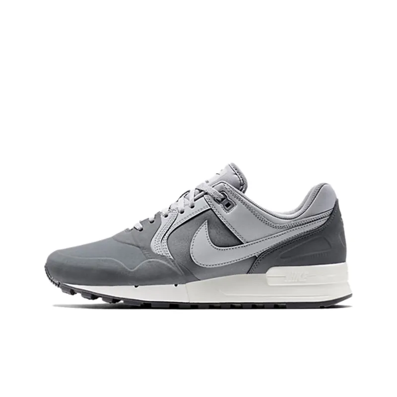 Nike Anti Slip Wear Resistant Low Top Casual Running Shoes Men's Gray-0