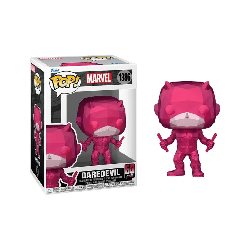 Funko Marvel 60th Anniversary Commemorative Edition Daredevil Mask Chibi Figures-2