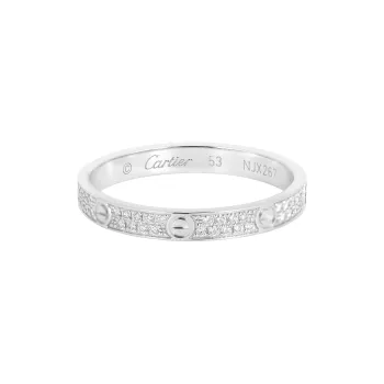 CARTIER 18K White Gold Rings Unisex