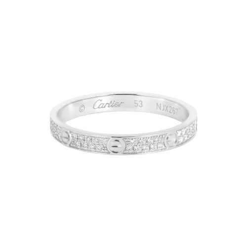 CARTIER 18K White Gold Rings Unisex