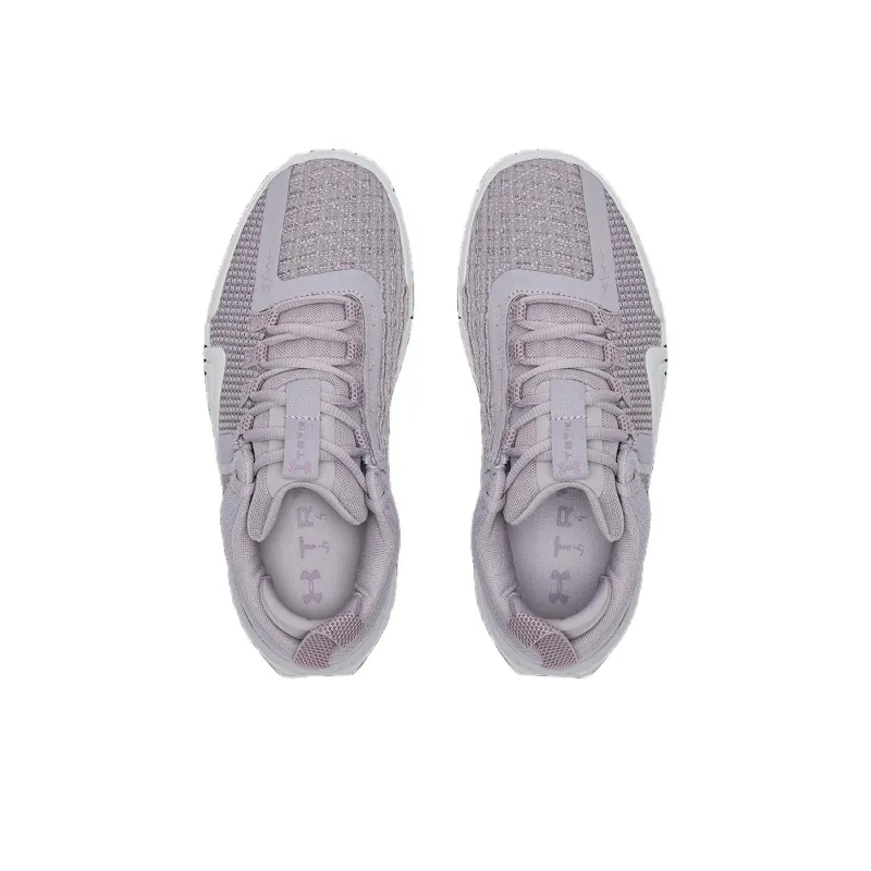 Under Armour Slip Resistant Low Top Casual Shoes Women's Gray Pink-3