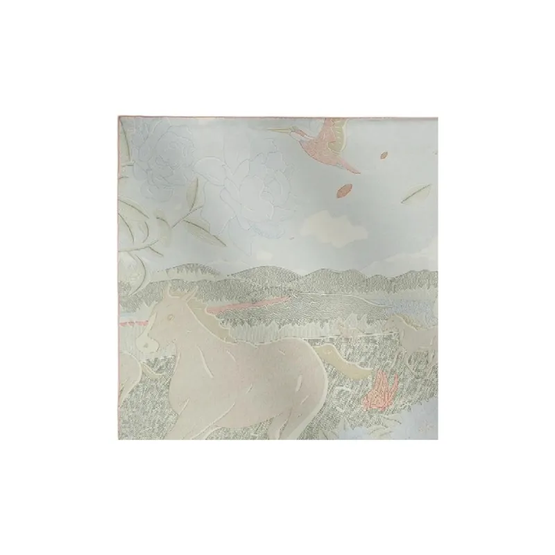 HERMES Silk Scarves Women's Gray-1
