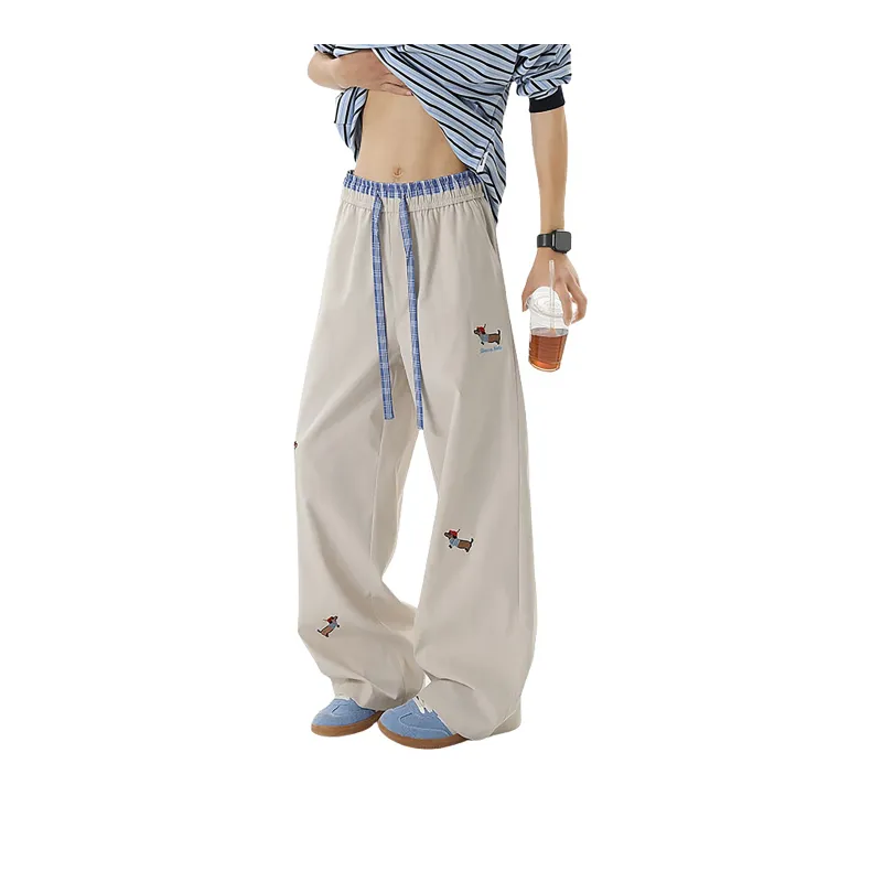 PANDA ADEVIL Teenagers Loose Fit Straight Fit Casual Sports Pants Unisex-18